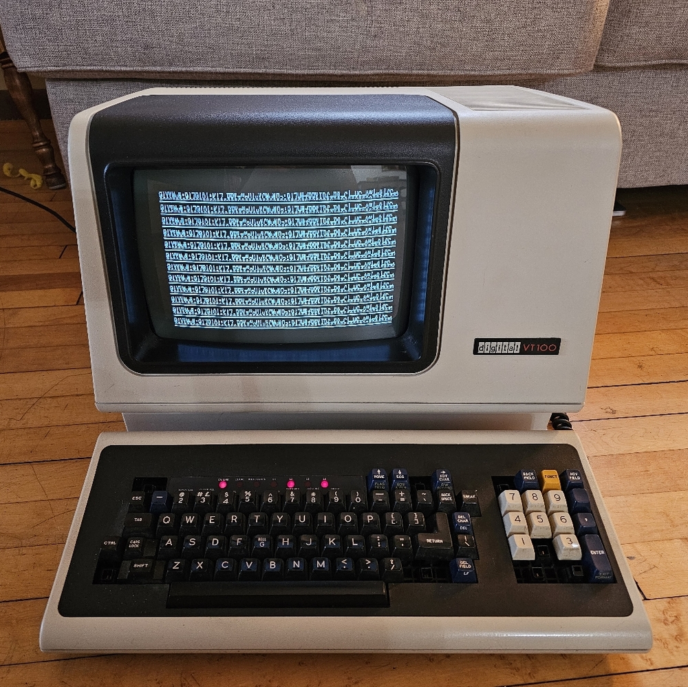 Vintage 1970's digital VT100 terminal